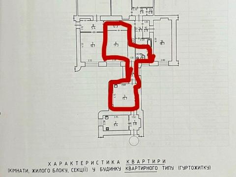 комната по адресу Пироговская ул., 3