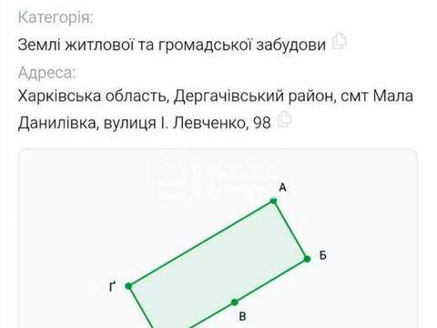 ділянка за адресою Левченка, 98