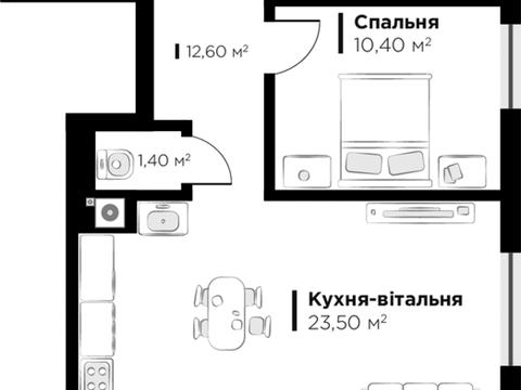 квартира за адресою Червоної Калини вул., 8
