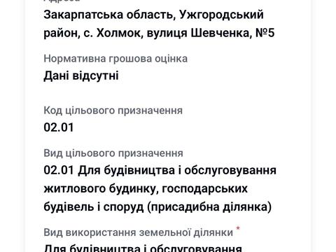 ділянка за адресою 