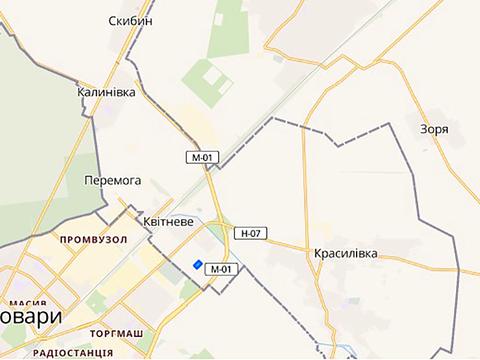 участок по адресу с. Квитневое, Гоголівська вул., 1