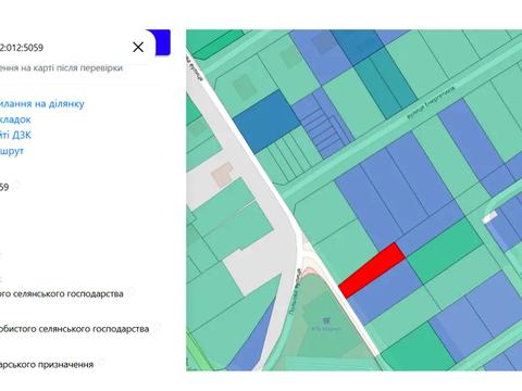 ділянка за адресою Польова вул.