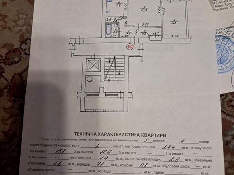 квартира по адресу Стрийская ул., 101