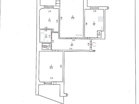 квартира по адресу Чураивны ул., 3/2