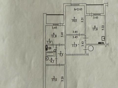квартира по адресу Ясиноватский пер., 11