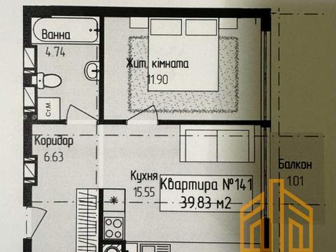квартира за адресою пров.Парковий, 12