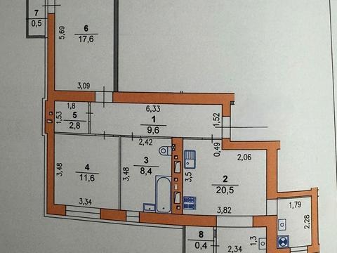 квартира по адресу Панаса Мирного ул., (Будинок 1)