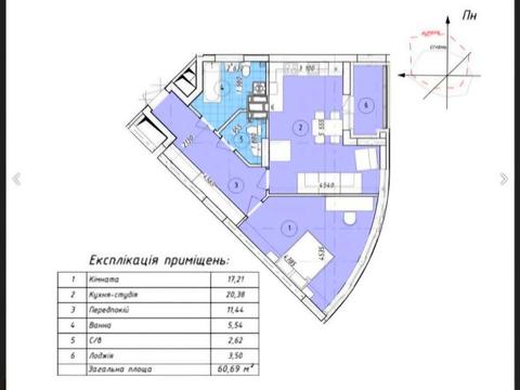 квартира за адресою Європейська вул. (Жовтнева), 8-Б