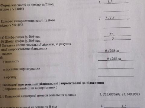 участок по адресу 