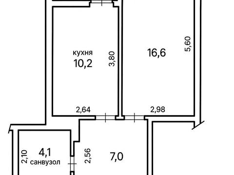 квартира по адресу Николая Гулака ул., 4