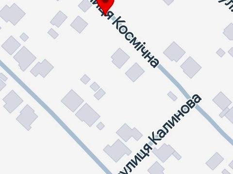 участок по адресу Космічна