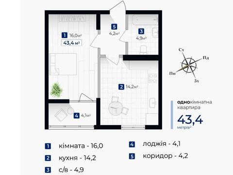 квартира по адресу Гната Хоткевича ул., (Будинок)