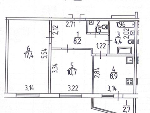 квартира по адресу Бориса Гмыри ул., 22-Б
