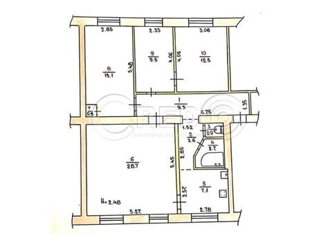 квартира по адресу Салтыковская ул. (Мануальского), 26
