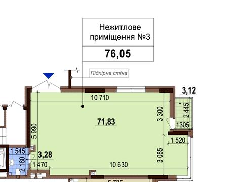 коммерческая по адресу Олександра Олеся ул., 1
