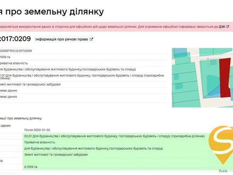 ділянка за адресою Соснова