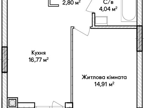 квартира за адресою Ольги Кобилянської вул. (Достоєвського), 1-В/17