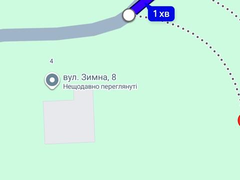 участок по адресу Зимна, 8