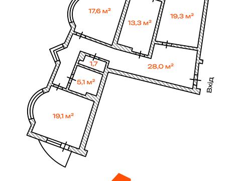 квартира по адресу Днепровская набережная ул., 23