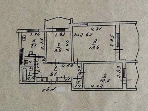 квартира за адресою Академіка Корольова вул., 74б