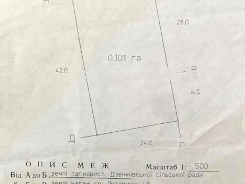 ділянка за адресою Польова
