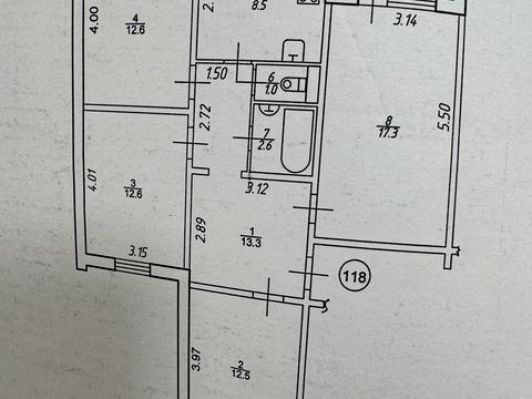 квартира по адресу Молодёжная ул., 50