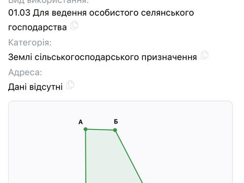 участок по адресу 