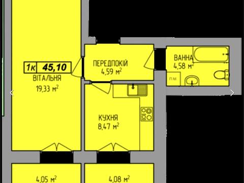 квартира за адресою Івано-Франківськ, Августина Волошина вул., 2-А