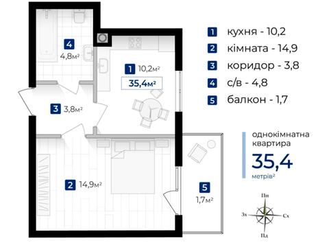 квартира за адресою Джохара Дудаєва вул., (Будинок 16)