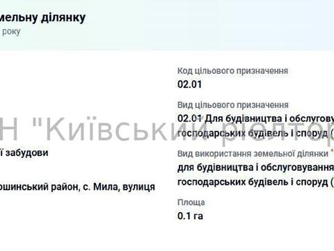 ділянка за адресою вул. Європейська