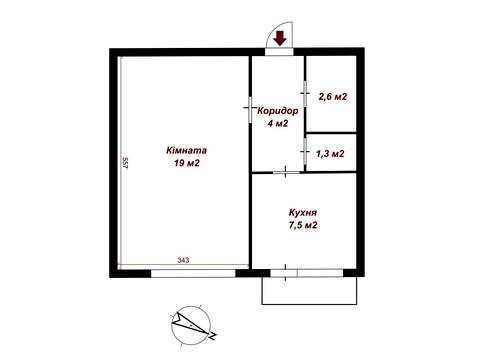 квартира по адресу Урловская ул., 1/8