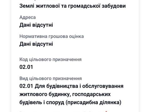 участок по адресу 