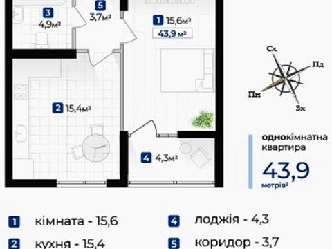 квартира по адресу Гната Хоткевича ул., (Будинок)
