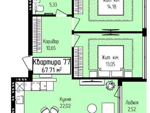 квартира по адресу Собранецкая ул., (Будинок 1)