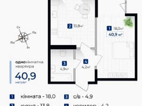 квартира по адресу Гната Хоткевича ул., (Будинок)