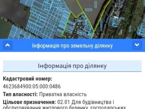ділянка за адресою с. Оброшине, 