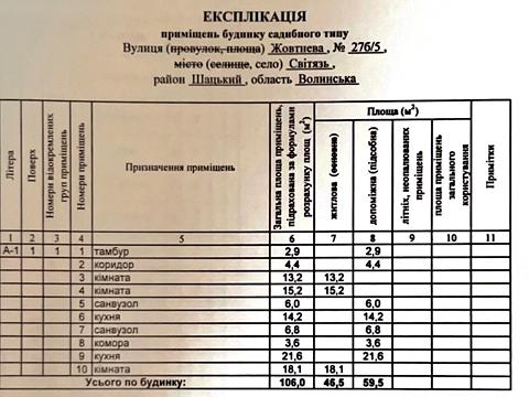 будинок за адресою с. Світязь, Європейська вул. (Жовтнева)