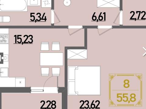 квартира за адресою Миколи Боголюбова вул., 5а