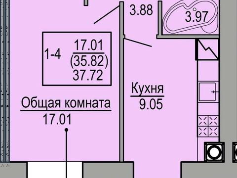 квартира по адресу Героев Небесной Сотни просп., 26/15