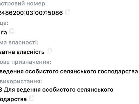 участок по адресу Павла Тичини