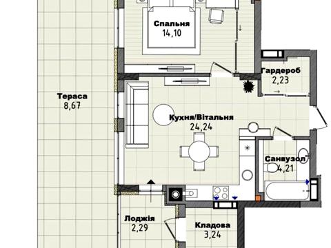 квартира за адресою Трускавецька вул., (Будинок)