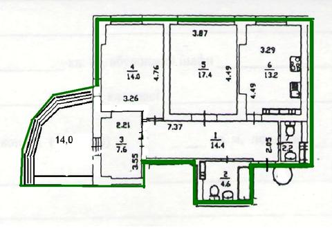 квартира за адресою Верховної Ради бульв., 14-Б