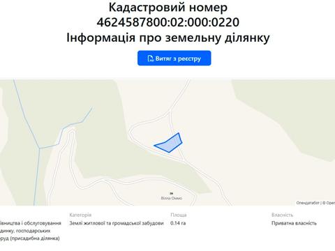 участок по адресу 