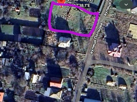 ділянка за адресою Польова