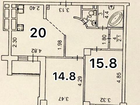 квартира за адресою Дніпровська набережна вул., 26