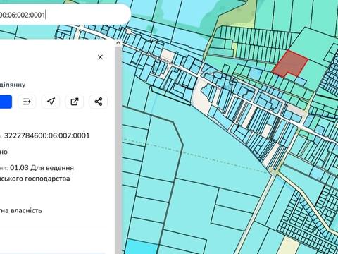 ділянка за адресою с. Вишеград, 