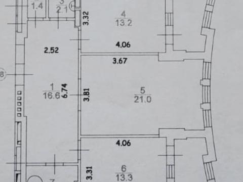 квартира по адресу Федора Эрнста ул., 16-А