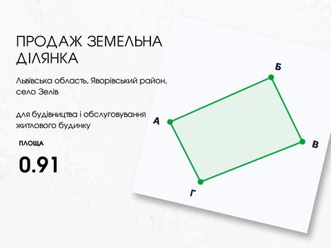 ділянка за адресою с. Зелів, 