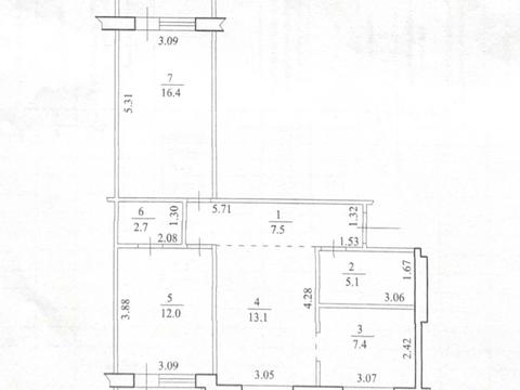 квартира по адресу Фесенковская ул., 2