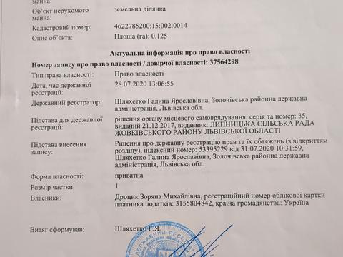 участок по адресу Равське